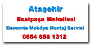 Esatpaşa Mahallesi Demonte Mobilya Montaj